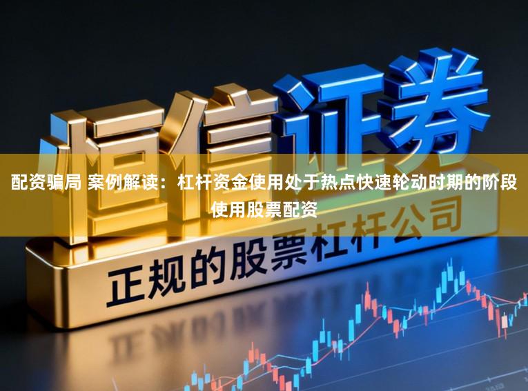 配资骗局 案例解读：杠杆资金使用处于热点快速轮动时期的阶段使用股票配资