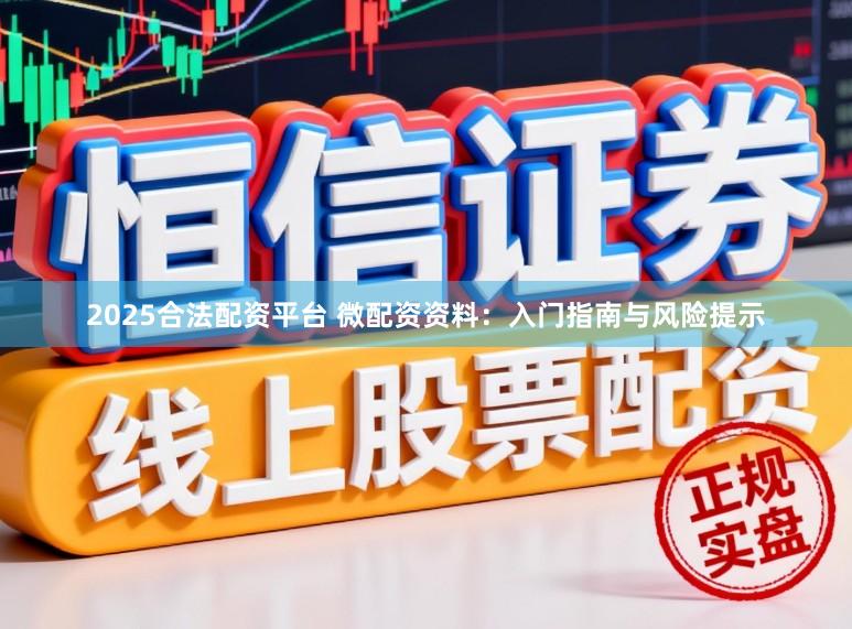 2025合法配资平台 微配资资料:入门指南与风险提示